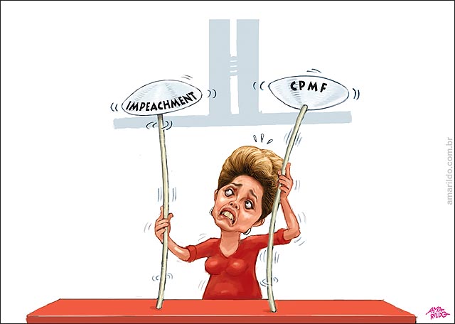 Dilma Equilibra Prato CPMF Impeachment Congresso